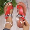 Fashion Women Slippers 2025 New Summer Flat Sandals Non-slip Casual Women Shoes Outdoor Fashion Beach Slippers Large Size Slides Women