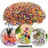 10000 шт. водяные бусины в форме жемчуга, кристаллические почвенные водяные бусины, грязевые бусины для выращивания, волшебные желейные шарики, свадебный домашний декор