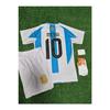 Argentina 2024/25 New Season Lionel Messi Children's Jersey Short Sock Bracelet 4 Piece Set