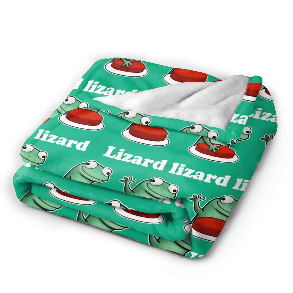 Hoppers Tom Lizard Funny Meme Blanket Flannel Awesome Breathable Throw Blankets for Home Restaurant Summer,