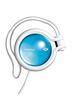 JVC HP-AL102-WA Открытые накладные наушники, Накладные, Белый и лазурно-синий