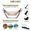 MRG 3way Hammock Freestanding Chair Hanging Rack для использования в помещении и на открытом воздухе Портативный складной подвесной стул Чехол для переноски Solo Camping Single Camping