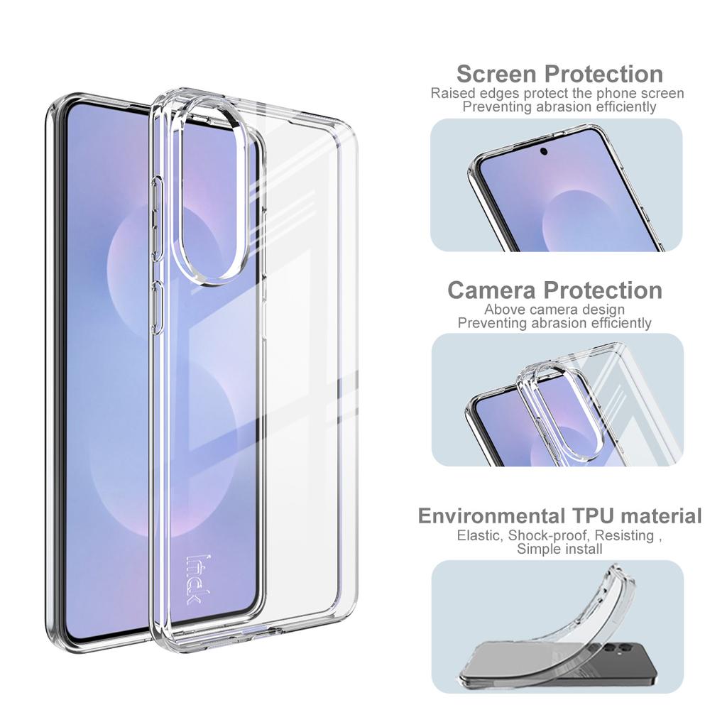 For Samsung Galaxy S25 Edge 5G Phone Case IMAK Soft Slim Case UX-10 Series