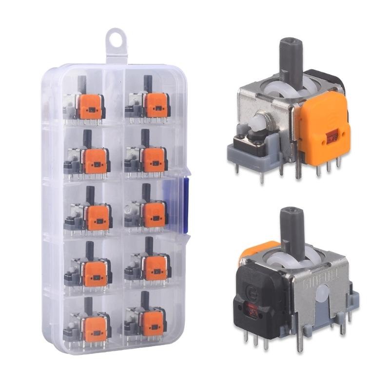 Analog Joysticks Repair Kit for Handheld Game Console Fixes Stick Drift, Broken, and Loose Joysticks
