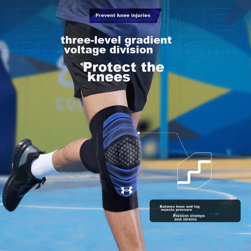 Under Armour Knee Brace, Warm Sports Basketball Running Meniscus Badminton Patellar Hiking Cold Legs Knee Joint Protector