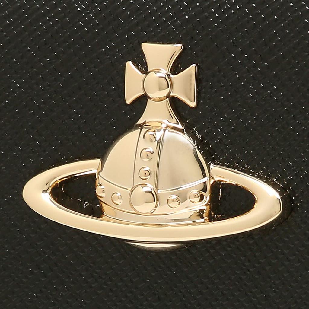 Длинный кошелек с круглой молнией 51050023 42106 N402 ЧЕРНЫЙ [Vivienne Westwood] [item]