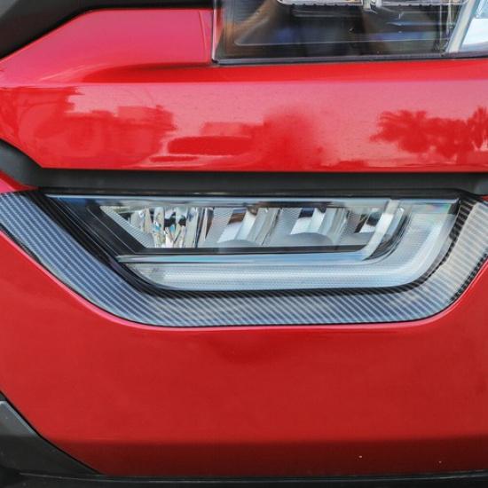 Накладка на противотуманную фару из углеродного волокна, накладка на "бровь" для Ford F150 +