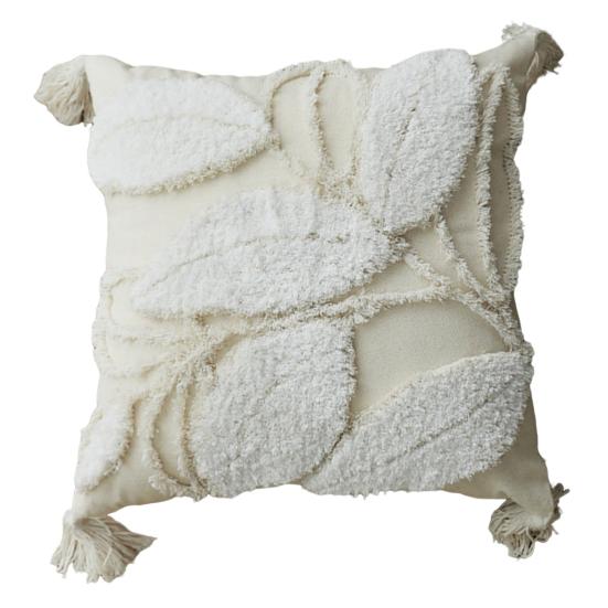 Вышитая наволочка, вышитая наволочка с кисточками, декоративная подушка из хлопка и льна