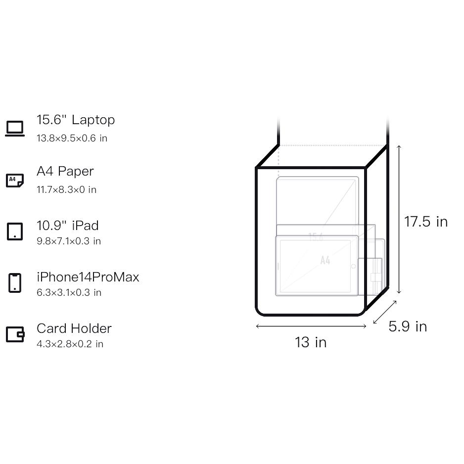 New Anta Life Collection Nylon Fabric Laptop Bag Backpack Regular Unisex Pure Black 192228152-1