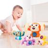 Electric Baby Toys Tumbling Rolling Monkey Light Music Puzzle Voice Control Cartoon Kids Toys