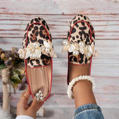 Модные жемчужные женские туфли-лоферы, модные леопардовые новые летние сандалии, дизайнерские 2025, повседневные спортивные женские кроссовки для ходьбы, zapatos