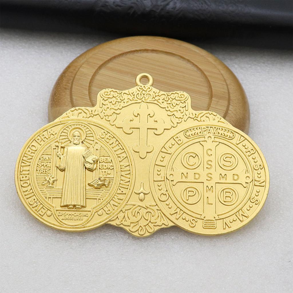 Винтажный христианский крест брелок кулон металлический состаренный подвесной орнамент шарм для сумки рюкзак украшение