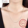 1mm /2mm 925 Silver Snake Chain Necklaces Statement Jewelry Women Sterling Silver Chokers Necklace Accessory