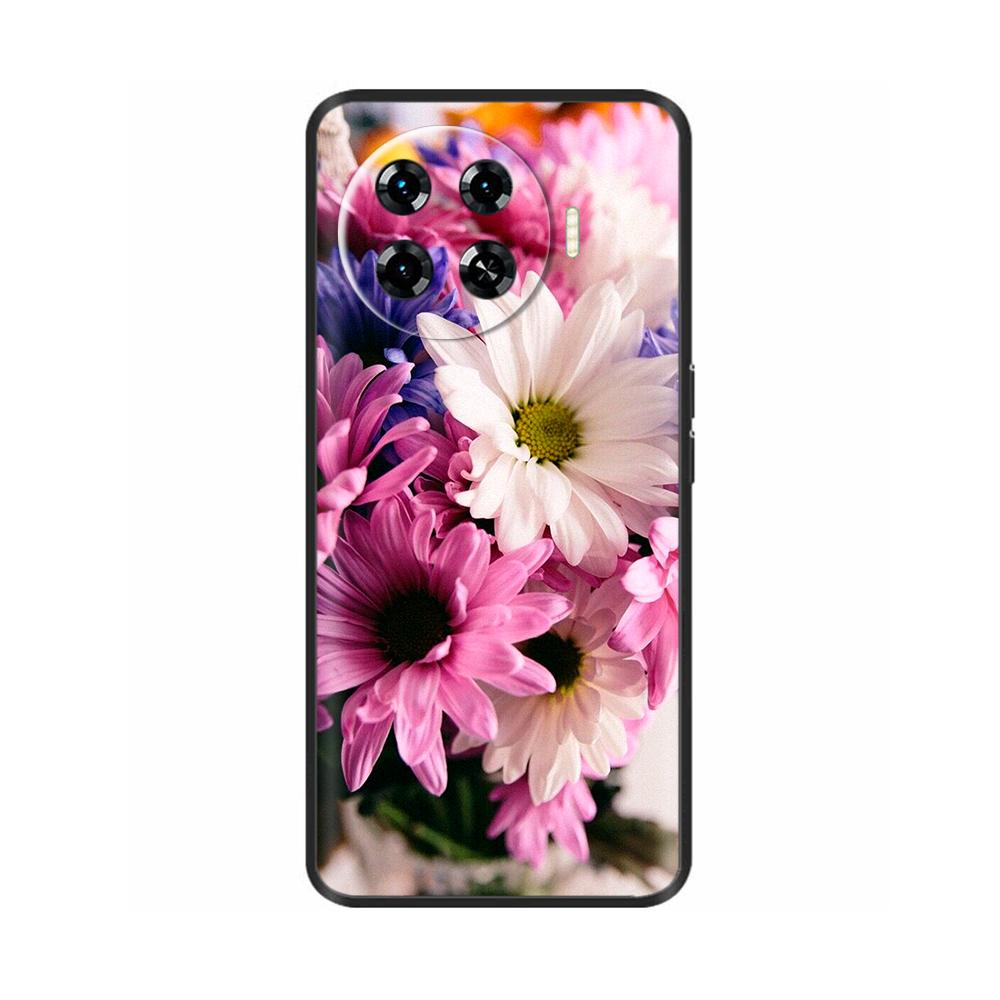 Для чехла Tecno Spark 20 Pro Plus Противоударный чехол из жидкого силикона Funda для телефона Tecno Spark20 Pro Plus Задняя крышка Череп Coque
