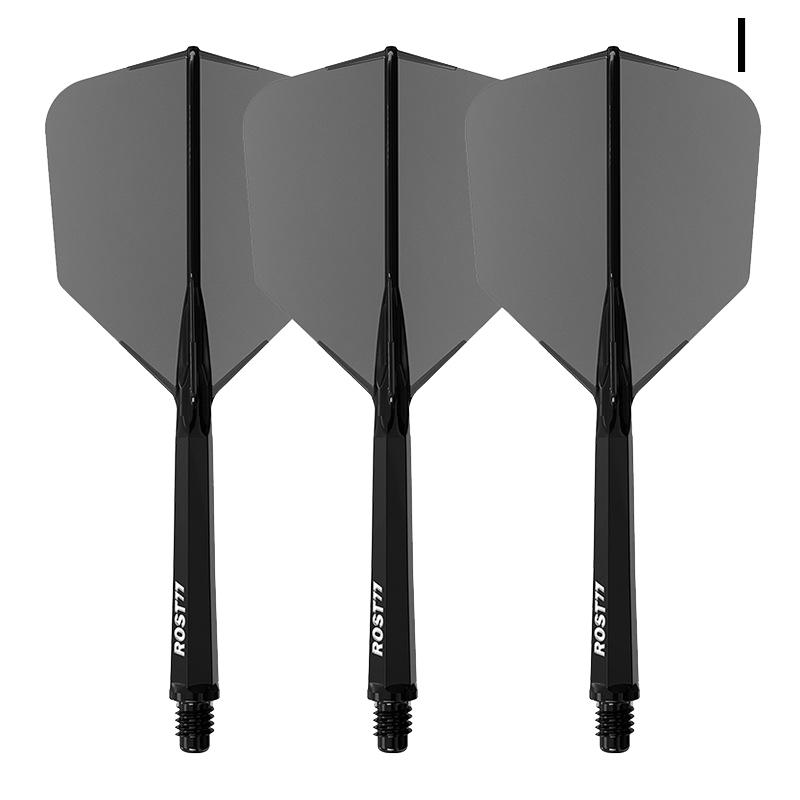 For Rost 77 Integrated Dart Shaft And Flight M Big Wing Shape 14Colors Durable Stiff Tightly Tip Darts Wings For Dartboard Game