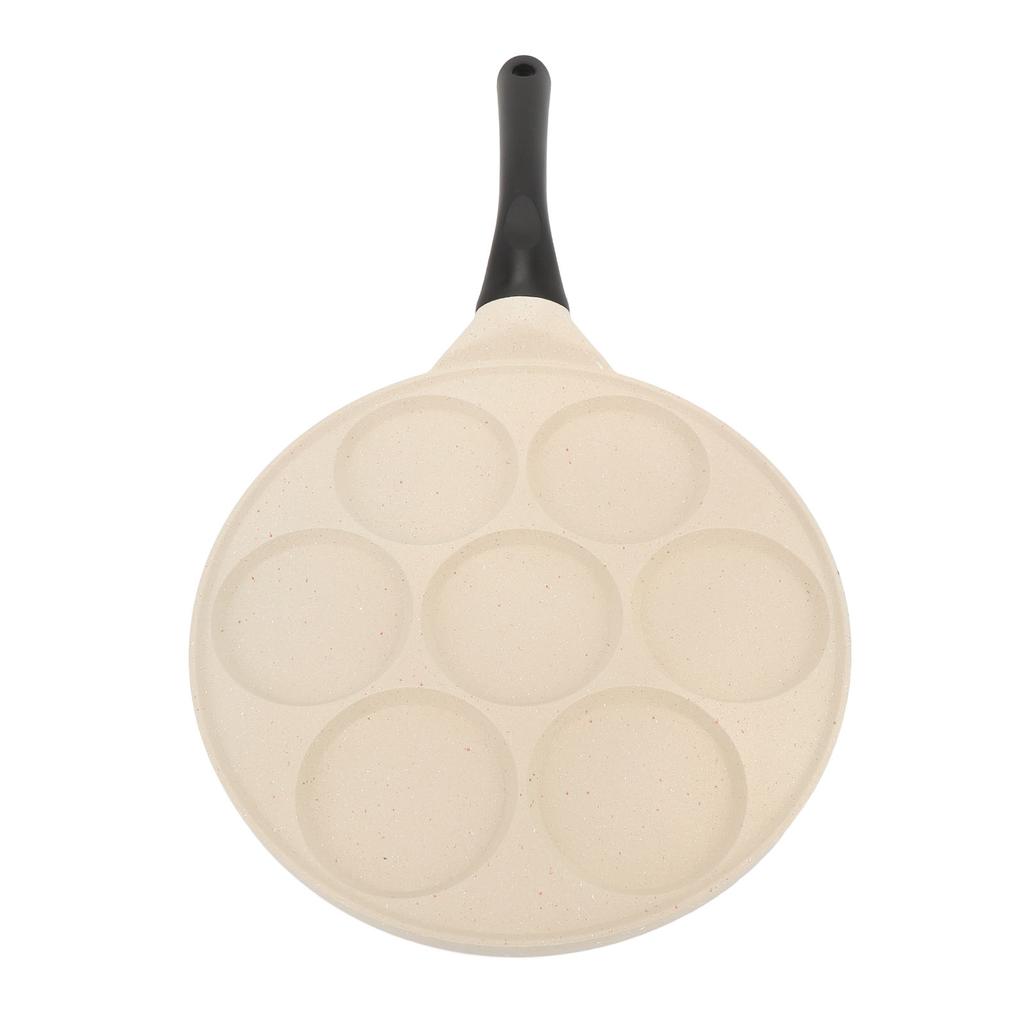 Сковорода для блинов из алюминиевого сплава с антипригарным покрытием и эргономичной ручкой для яиц, гамбургеров и завтраков