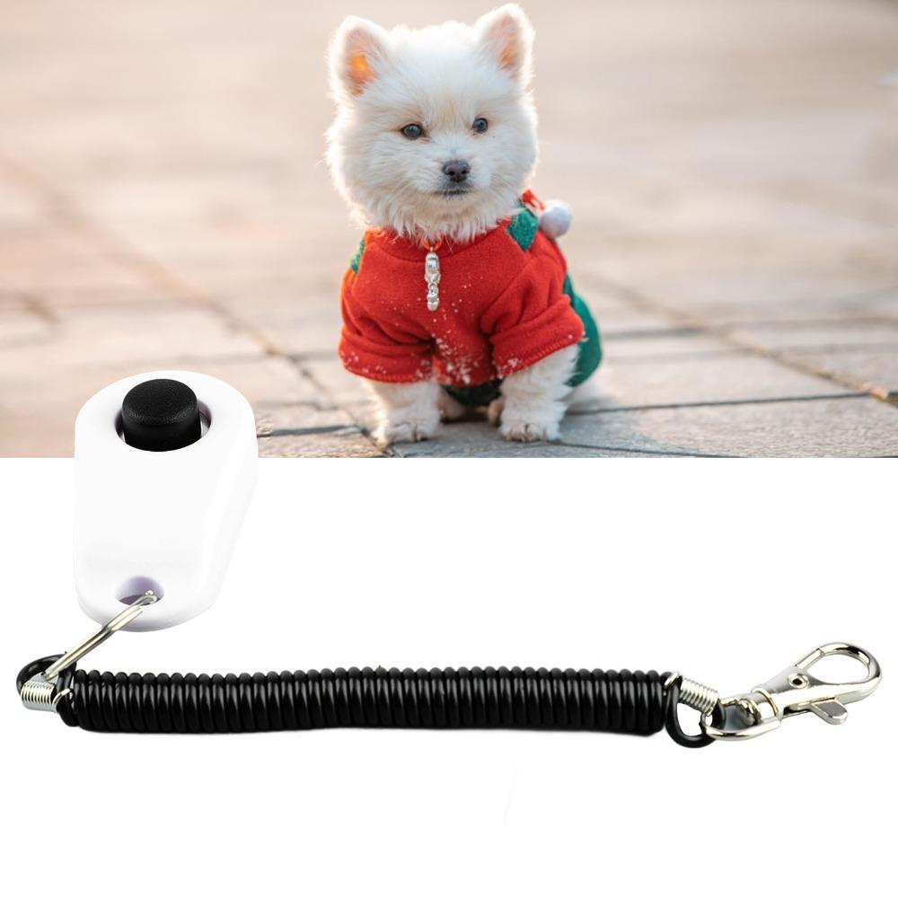 Finger Ring Shape Dog Training Ring Clicker Pet Sound Trainer Outdoor Puppy Guide