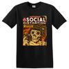 Social Distortion Панк-рок группа Череп Графика Футболка Винтажная Концертная Футболка