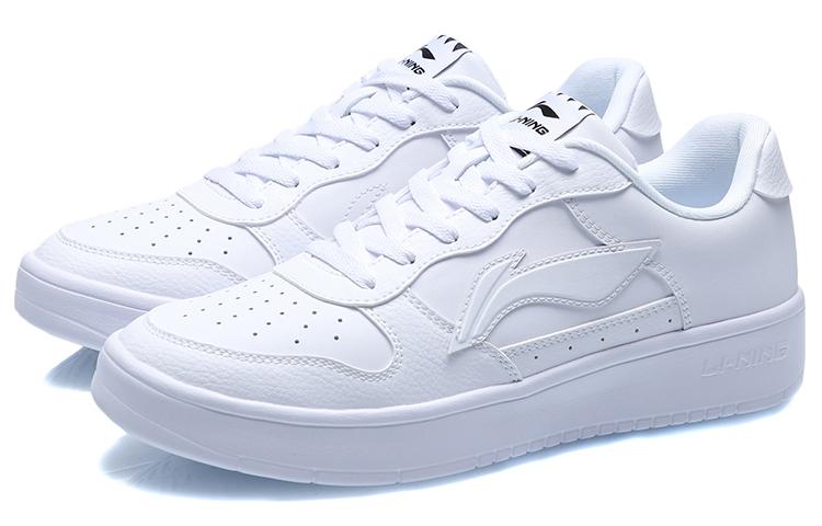 Li Ning Sycee Низкие кеды для скейтборда Мужские Жемчужно-белые AGCQ455-2