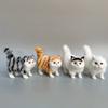 Kitten Figures Simulation Cat Ornament Gift for Kid Children Bedroom Decoration