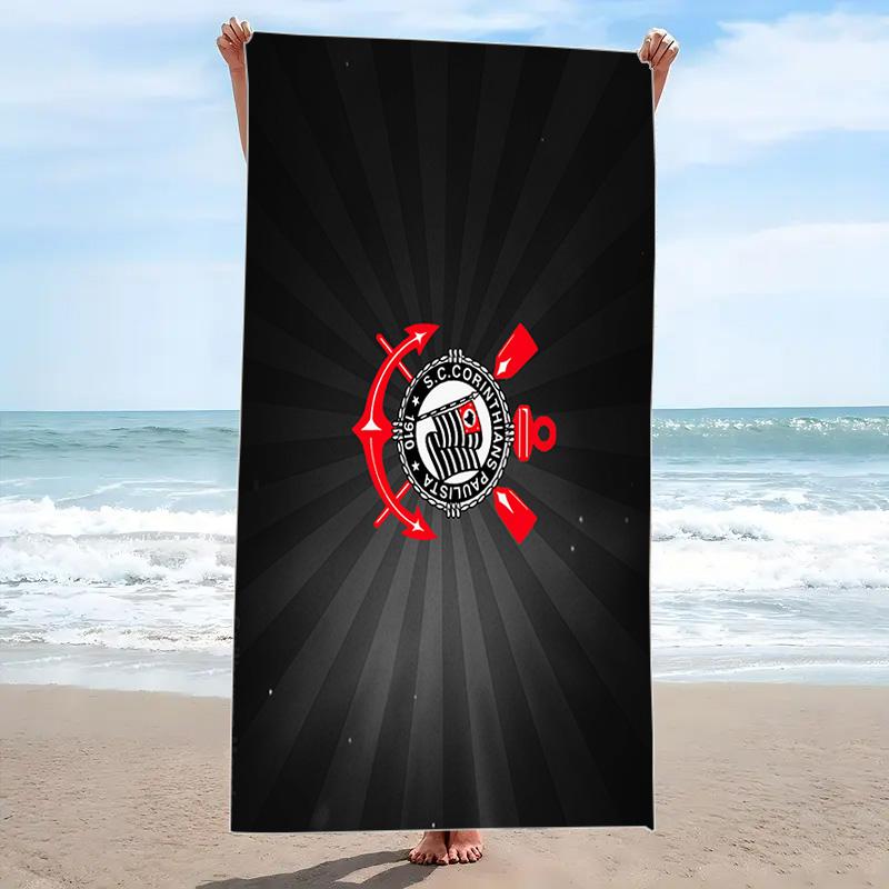 Corinthians Print Beach Towel, Large Soft Quick Dry Towel for Beach Camping Swimming