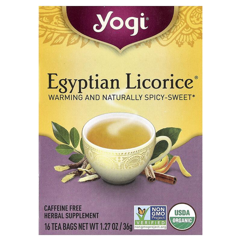 Egyptian Licorice®, Caffeine Free, 16 Tea Bags, 1.27 oz (36 g)