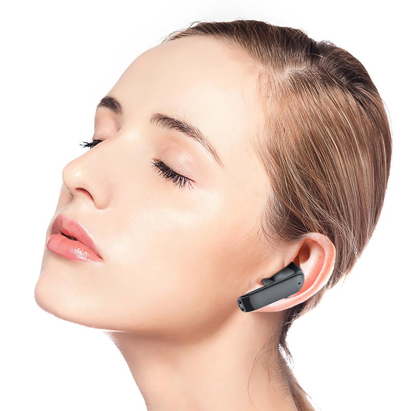 VAORLO Светодиодный цифровой дисплей, мини-наушники Bluetooth, Hi-Fi стерео музыка с HD-микрофоном, наушники с шумоподавлением для всех смартфонов