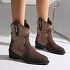 Suede Women Snow Ankle Boots Chunky Shoes Winter 2025 Trend New Fashion Chelsea Boots Outdoor Elegant Goth Pumps Botas Mujer