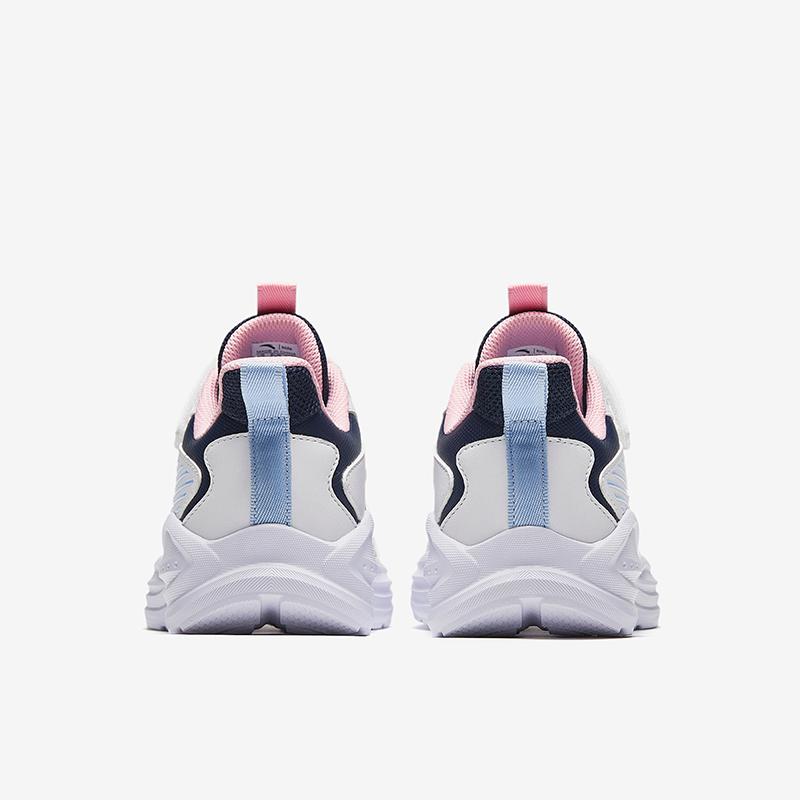 Anta Удобные универсальные легкие амортизирующие низкие детские кроссовки для бега Детские кроссовки белые новые-чернильно-розовые A22435522N-1