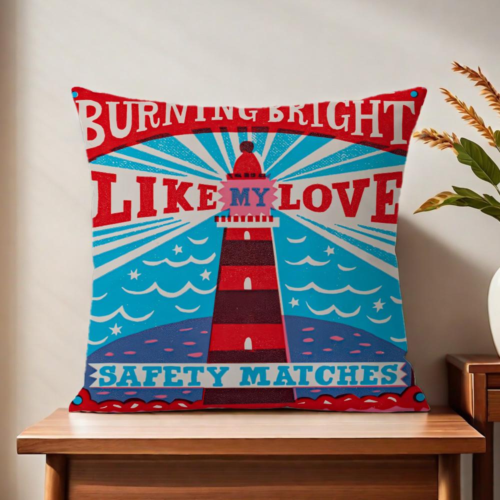 Штамп здание наволочка Для подушки Печать Диван Декор Дом Автомобиль Комната Кофейня Офис Нордическая простота