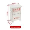 WEZHO 5 кг Нержавеющая сталь 304 Ящик для хранения огнетушителя