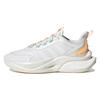 Alphabounce+ Шнуровка Нескользящие Низкие Повседневные Кроссовки для Бега Женские Кроссовки Белый Оранжевый IF6033