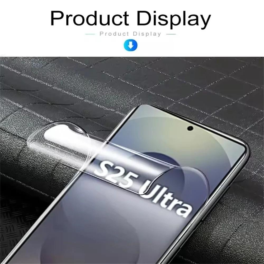 Для Samsung Galaxy S25 S24 S23 S22 S21 S20 S10 S9 S8 Plus Note 20 Ultra 10 9 8 Plus FE HD Прозрачная Полное покрытие Мягкая Гидрогелевая пленка Защитная пленка для экрана