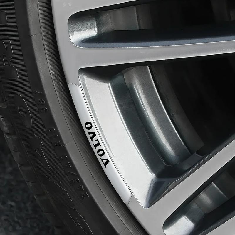 Car Tire Valve Cap Wheel Hub Sticker Tire Rim Decorative Sticker Suitable for Volvo V60 V40 Xc90 Xc40 S60 Xc60 V70 S90 V90 Xc70