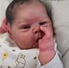 Набор кукол Reborn NPK 24 дюйма, неокрашенный, ограниченная серия Gounchi с тканевым телом и глазными яблоками, детали для кукол DIY для коллекционеров