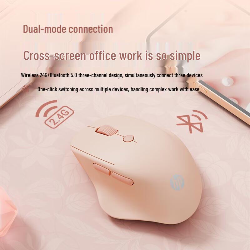 HP Engineer1 Ergonomic Dual-Mode Wireless Silent Mouse