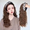 Девушка Клипса Женский Полуободок Парик Длинный Волнистый Парик-Ободок Термостойкий Парик Аксессуары для Волос