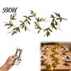Indoor Outdoor Holiday Decor Christmas Artificial Pine Garland, Real Touch Norfolk Faux Greenery Winter Commercial Display Decoration Cypress Garland