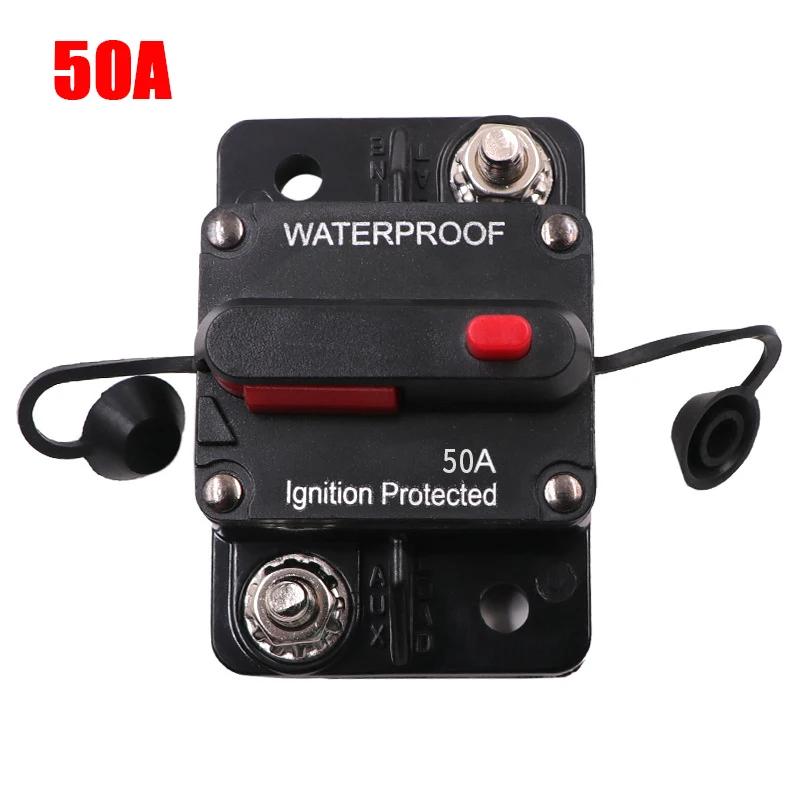 Ручной сброс встроенного предохранителя водонепроницаемый автоматический выключатель 30A 40A 50A 60A 70A 80A 100A 120A 150A 200A 250A 300A AMP для автомобиля автомобиля лодки