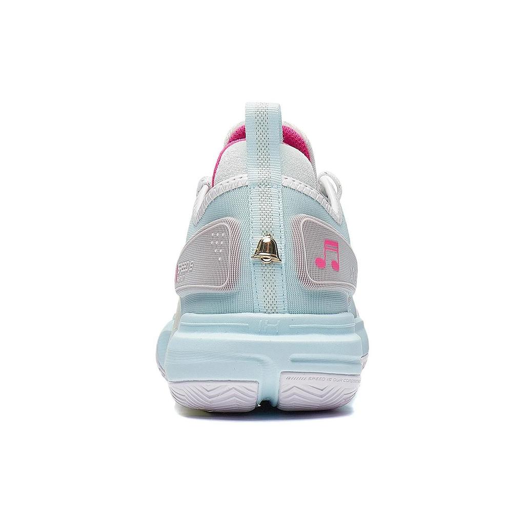 Баскетбольные кроссовки Li Ning Speed 9 Premium, удобные, универсальные, амортизирующие, прочные, с низким верхом, мужские, светло-синие, ABAT015-1