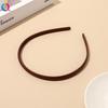 Non-slip Toothed Headband Pressure Hair Bangs Broken Hair Headband Simple Black Brown Face Hair Accessories for Women