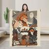 Lion King  Blanket Funny Cartoon Simba  Fleece Funny Warm Throw Blankets for Home Autumn/Winter