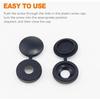 300pcs Hinged Plastic Screw Cap Cover Fold Snap Protective Cap Button Nuts Bolts Fixing Caps For Furniture Decorative Hardware