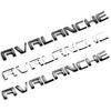 3D ABS наклейка на автомобиль Avalanche модифицированная эмблема значок для S-ilverado Avalanche логотип задний багажник капот наклейка аксессуары украшения