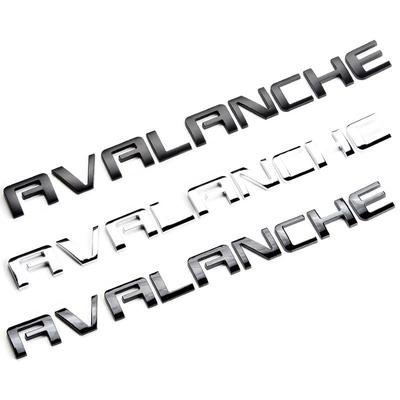 3D ABS наклейка на автомобиль Avalanche модифицированная эмблема значок для S-ilverado Avalanche логотип задний багажник капот наклейка аксессуары украшения