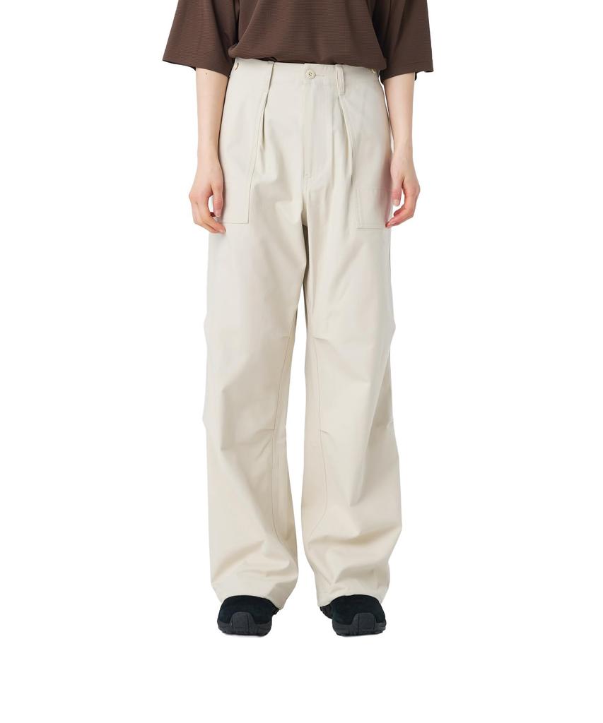 Snow Peak TAKIBI Herringbone Pants long pants for men and size M PT-26SU003 - Flame-retardant women, ECRU,