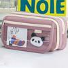 Multifunctional Cartoon Pencil Case Large Capacity Stationery Storage Bag School Supplies