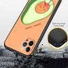 CJ13 Avocado fruit art Phone Case for Samsung Galaxy A11 A12 A13 A15 A52S A53 A55 A56 A70 A71 A72 A73 F06 F16 F56 S10 Plus S10e