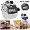 Metal Hour Meter 4 Digit Number Hand Tally Counter Tally Clicker Manual Counter Tally Counter