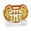 YISHUI Feng Shui Lock Wealth Luck Plaque with Protection Lucky Home Stand, Padlock, Amulet, Charm, Item, Decor, 7.5x5cm